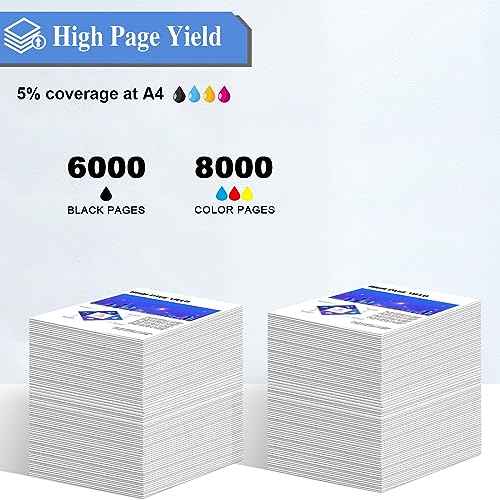 31 Ink Bottles Set 32XL Ink Bottles Set Compatible for 31 32xl ink bottle set Replacement for H P 31 32XL Ink for Smart Tank 7301 6001 7001 5101 5102 7002 7602 Plus 651 551 Ink Tank (2BK C M Y)