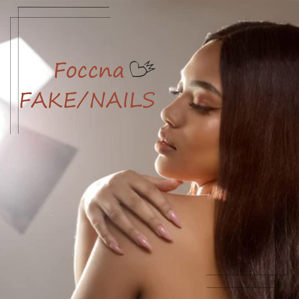 Foccna French Tip Press on Nails Medium, Purple Fake Nails Square Acrylic False Nails Flower Design,Artificial Nails for Women and Girls, 24 pcs