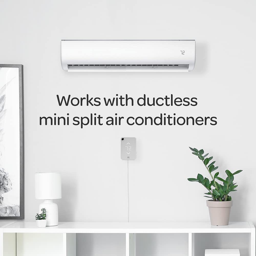 Mysa Smart Thermostat for Mini-Split Heat Pumps & AC | Smart Controller Replaces Remote | Control with 100% Free App | No Subscription | Easy Setup | HomeKit, Alexa, Google Home | Wi-Fi Programmable
