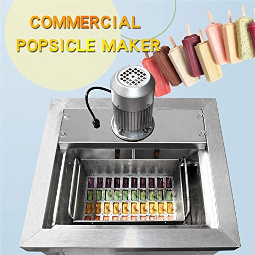 Kolice Commercial Single Mould Popsicle Machine,Ice pop Sticks Maker, Ice Lolly Machine, Ice Lollipop Machine -30 pcs/Mold Set,110ML/each Stick