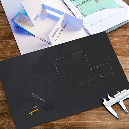Black Foam Board 20 x 30 x 1/8" (3mm) Inch, 15 Pack Acid-Free Foam Core Poster Board Sheets for Art, Crafts, Presentation, Vision Board, Signboard, and Party Decorations
