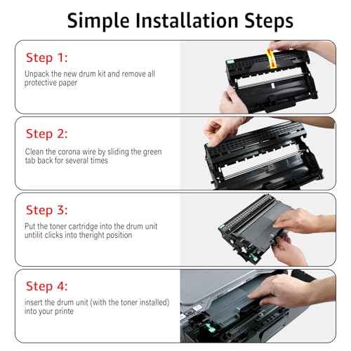 DR820 Drum Unit Compatible Replacement for Brother DR 820 DR-820 Work with HL-L6200DW, HL-L5200DW, HL-L5100DN, MFC-L5850DW, HL-L5200DWT, MFC-L5900DW, MFC-L5700DW Printer (1 Pack, Black)