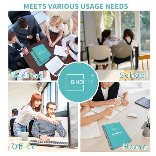 Binditek 200 Pack 8 Mil PVC Clear Binding Covers, 8.5 x 11 Inches, Letter Size, Square Corners, Un-Punched, Office Supplies