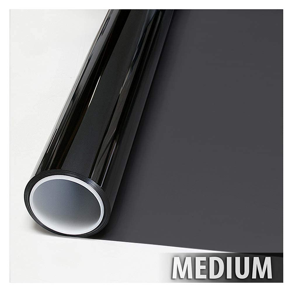 BDF NA35 Window Film Sun Control and Heat Rejection Natural Black 35 (Medium) - 36in X 50ft