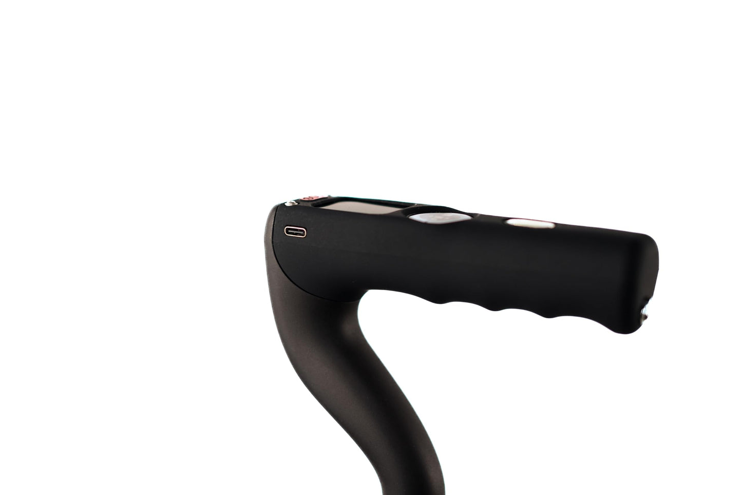 Vital Cane Smart Walking Stick with Health Monitoring, Digital Display, Blood Pressure, Pulse Oximeter, Temperature Sensor, Black