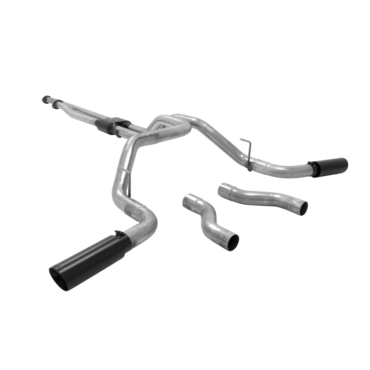 Flowmaster 817692 Outlaw Cat-Back Exhaust Kit 3 Inch Stainless Steel Dual 4 Inch Black Stainless Tips Compatible with 2009-2021 Toyota Tundra 4.6L 4.7L 5.7L exc Reg Cab Short Bed Double Cab Long Bed