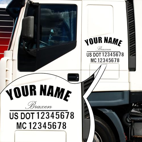 500 Pcs 3.5"H Placard Vinyl Numbering Kit Permanent Self Adhesive White-Back Vinyl with Black Numbers Stickers Waterproof Numbers, 50 Decals of Numbers 0-9, for Trailer Numbers Equipment Seats