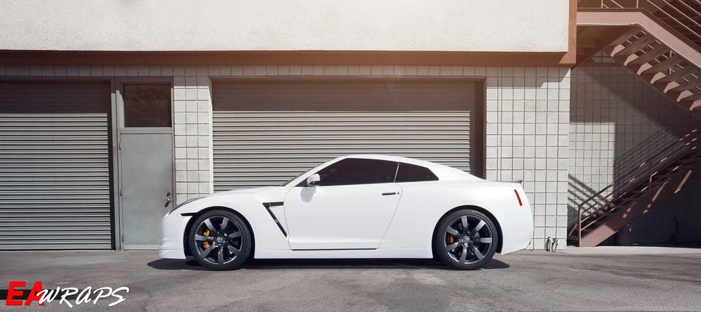 Matte White Car Wrap Vinyl Roll with Air Release 3MIL-VViViD8 (50ft x 5ft (Full Car Wrap Roll))