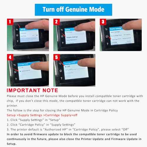 210A W2100A Compatible Toner Cartridge with Chip Standard Capacity 2000 Pages Black for H P Color Laserjet Pro 4201 4201dw 4201dn MFP 4301 4301dw 4301fdw 4301fdn Printer