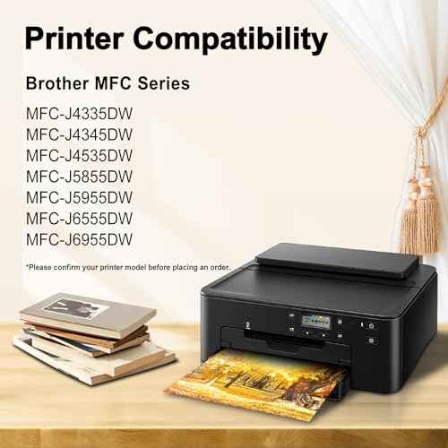 Miss Deer LC406XL Ink Cartridges for Brother Printer, Compatible Replacement for Brother LC406 LC 406 XL for MFC-J4335DW MFC-J5855DW MFC-J6955DW MFC-J6555DW MFC-J4535DW 5-Pack (2BK/1C/1M/1Y)