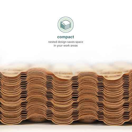 Elementree Paper Bubble Wrap Sheets for Packing, Moving, & Shipping - 12" x 12" x 250' - Eco-Friendly Kraft Bubble Paper - Recyclable Cushioning Wrap - Made in the USA (01913)