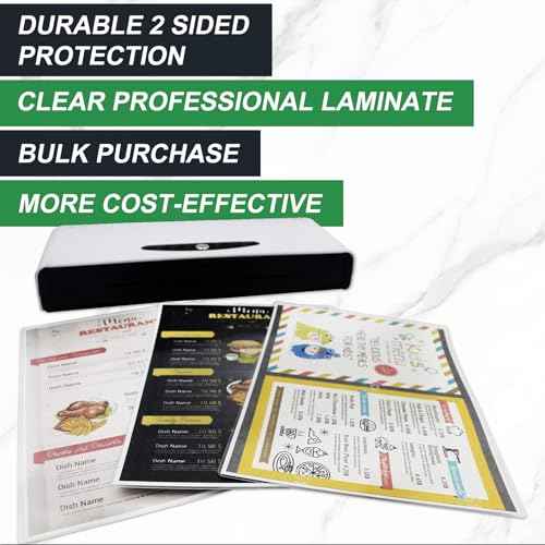 5 Mil Thermal Laminating Sheets 200 Packs, 9¡± x 11.5¡± Clear Laminating Pouches Holds 8.5 x 11 Inch Sheet Lamination Plastic Paper for Laminator, School Office Supplies Laminate