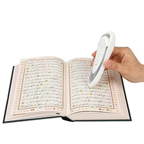Digital Koran Reader Holy Quran Pen Leather Bag Word-by-Word Function for Kid and Arabic Learner Downloading Many Reciters and Languages Digital Qu'ran Pen 5 Small Books for Ramadan Celebration