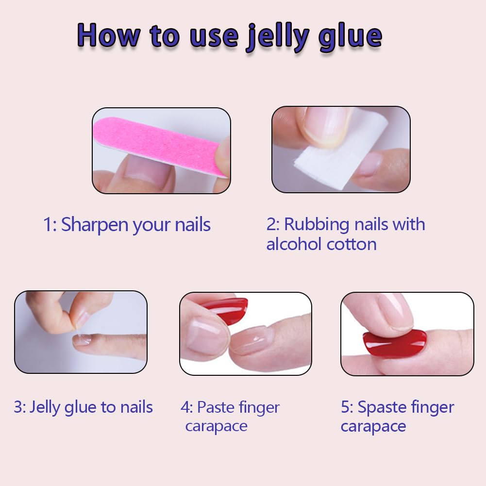 Long Press on Square False Nails 24Pcs with Rhinestones Designs Acrylic Press ons Artificial Stick on Fake Nails for Women - Black French Tip