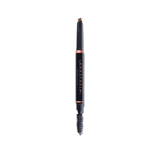 Anastasia Beverly Hills Brow Definer - 3-in-1 Triangular-Tipped Retractable Eyebrow Pencil with Spoolie - Multi-Functional Definer to Fill, Detail & Blend Brows - Blonde
