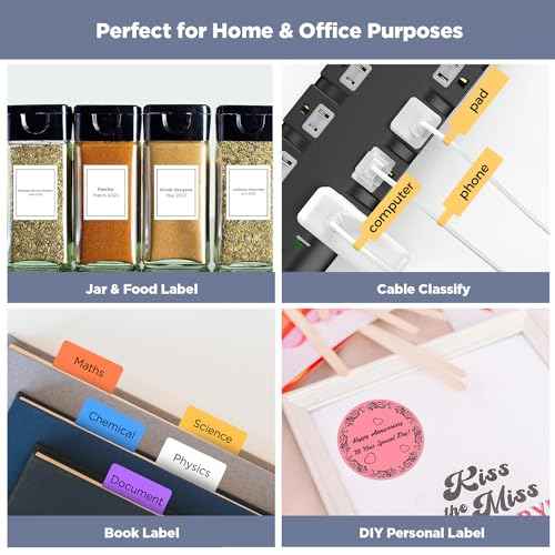 SUPVAN T50M Series Label Maker Tape, 2 Rolls 1.96'' ¡¿ 3.14'' (50mm ¡¿ 80mm) 100 Labels/Roll Genuine Laminated Thermal Label Tape, Waterproof Oilproof Highly Adhesive Auto Detect Labels, Black on White
