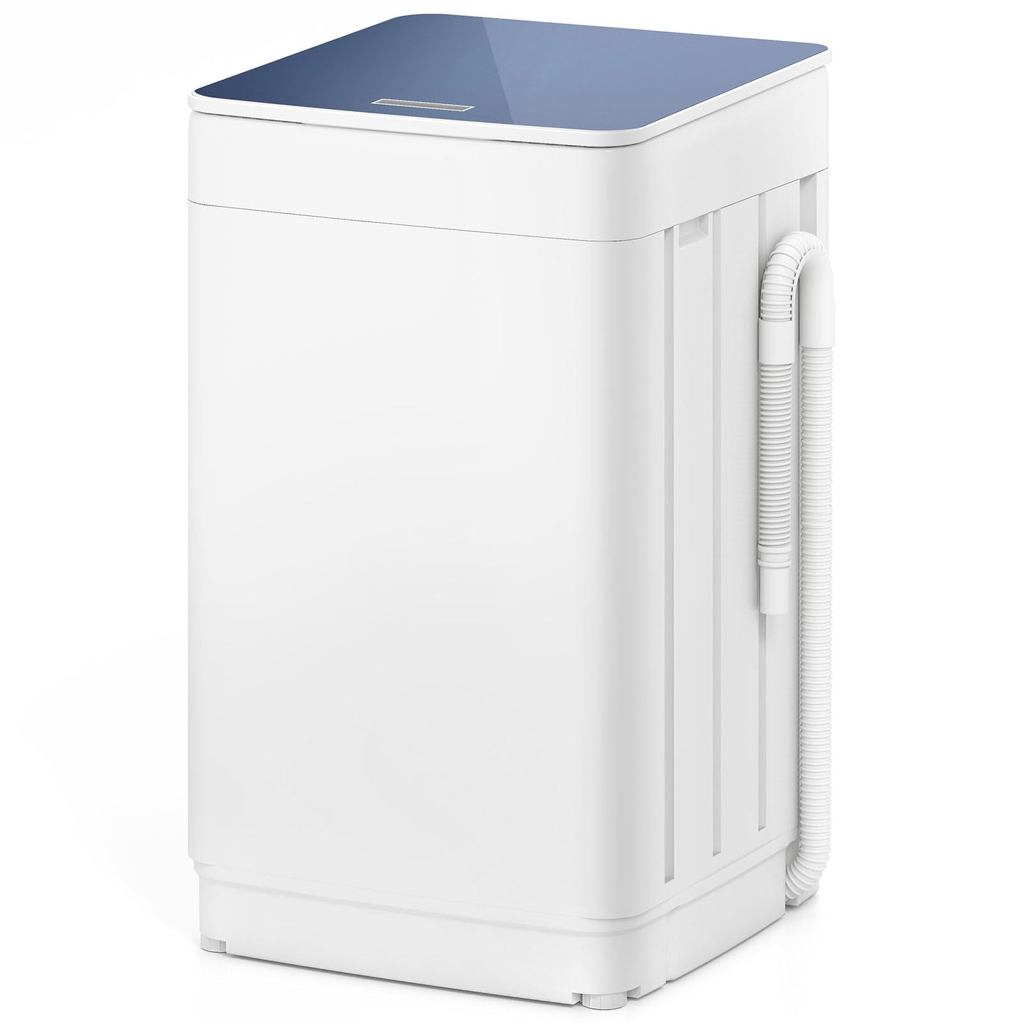 Auertech Portable Washing Machine, 2.0 cu.ft Capacity Fully Automatic Washer with Drain Pump, 7 Programs, 4 Water Levels, Portable Washer Dryer Combo for Apartment, RV, Dorm