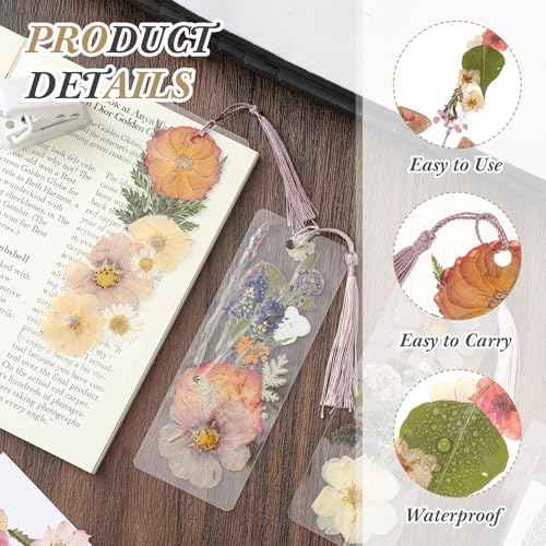 376 Pcs DIY Bookmark Making Kit, 150 Bookmark Laminating Pouches Bulk with 150 Tassels and Puncher DIY Projects Party Favor Gift for Reading Women Book Lovers(2 x 6 Inch,Retro Color)