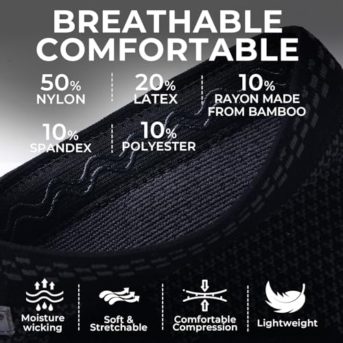 NeoTech Care Knee Support Brace - Breathable - Men, Women, Right or Left (Black Color, Size S, 1 Pair)