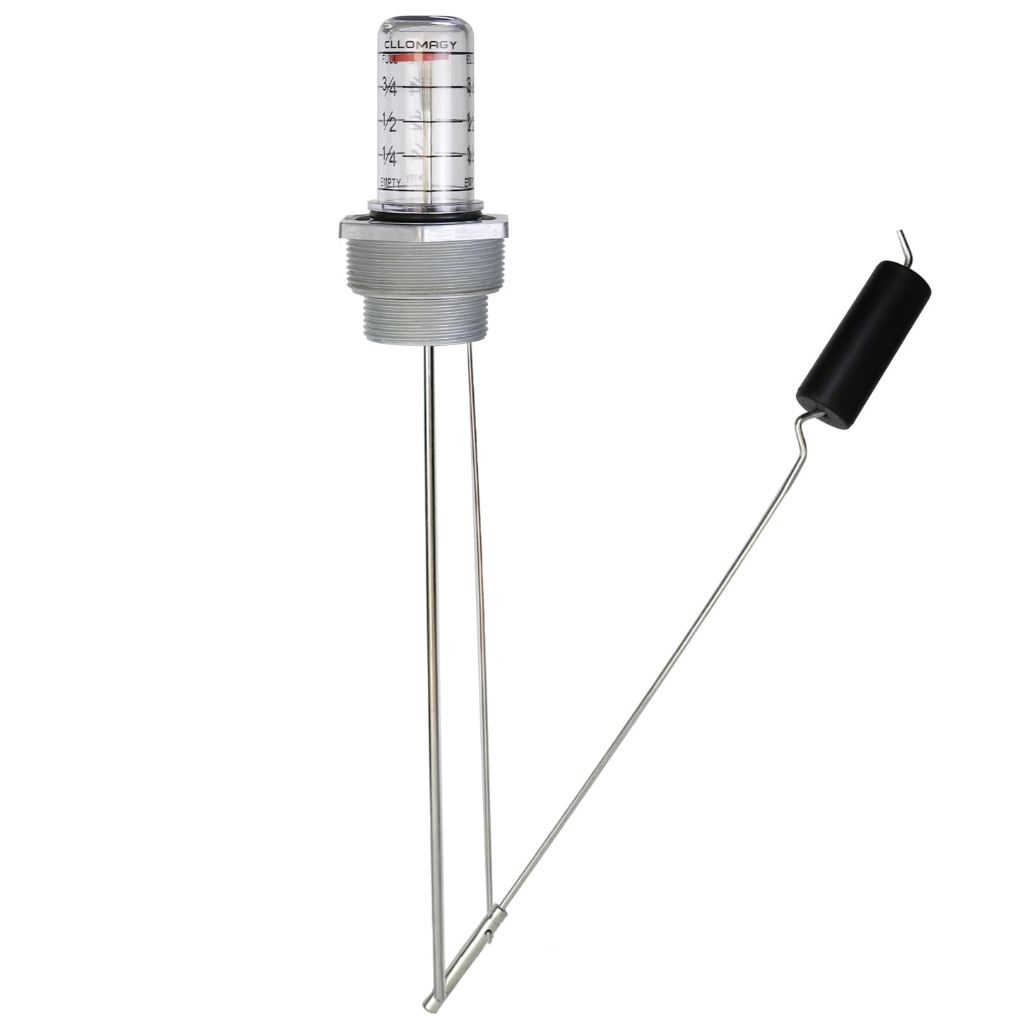 Oil Tank Gauge Fuel Oil Tank Level Gauge,Float Level Measure Compatible with Scully Signal Corp's Scul-Tel & for Intelli-Tank (Vertical) Depth from 42" to 44" Diameter,1-1/2" and 2" Male NPT Thread