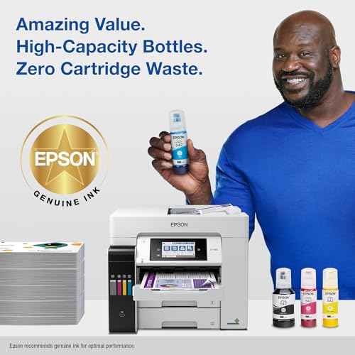 Epson 542 EcoTank Ink Ultra-high Capacity Bottle Magenta (T542320-S) Works with EcoTank Pro ET-5150, ET-5170, ET-5180, ET-5800, ET-5850, ET-5880, ET-16600, ET-16650