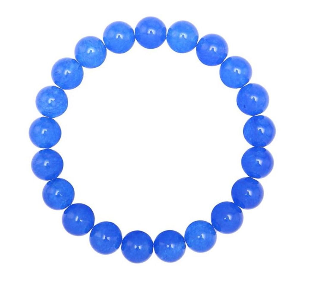 Adabele Real Natural Blue Lapis Lazuli Gemstone Beaded Bracelet 8.5 inch Stretch Chakra Healing Crystal Stone Jewelry Women Mom Gift GB8-D20