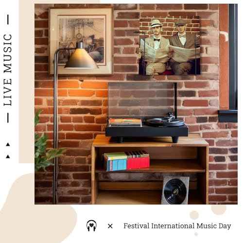 4 Pcs Vinyl Record Shelf Wall Mount,12 Inch Metal Wire Wall Mounted Vinyl Record Storage, floating Shelve, suitable for Bedroom, Living Room (Black)