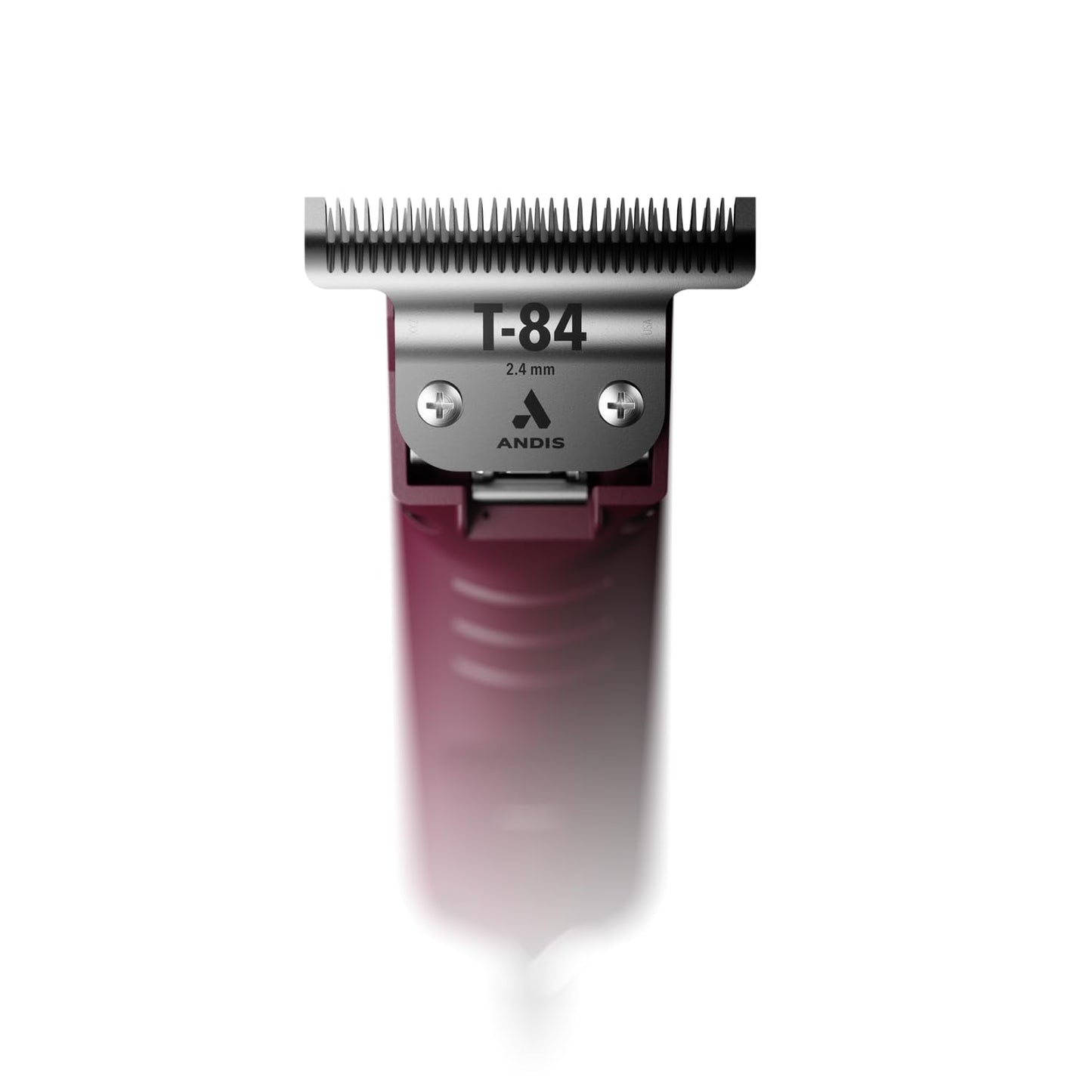 Andis 23330 Professional AGC Super 2-Speed Horse Clipper with Detachable Blade - Cool & Quiet Running Design - Includes Ultra Edge Size T-84 Blade for Complete Horse Grooming - Burgundy