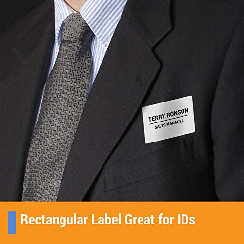 OfficeSmartLabels Rectangular 2 x 2-5/8 inch ID Labels for Laser & Inkjet Printers (2 x 2.625 Inch, 15 per Sheet, White, 2250 Labels, 150 Sheets)