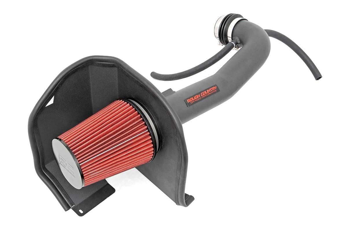 Rough Country Cold Air Intake for Chevy Silverado & GMC Sierra 1500 (2014-2018) 5.3L/6.2L - Increases Horsepower, Towing Power & Acceleration