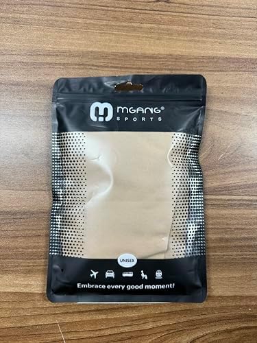 MGANG Thigh High Leg Sleeve 20-30 mmHg Graduated Compression with Grip Top, Medical Compression Stockings for Men and Women, with Varicose Veins, Lymphedema, Swelling & Venous Insufficiency, Beige XXL