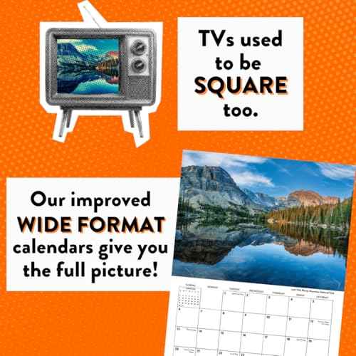 National Parks Calendar 2026 Monthly Park Gifts Wall Calendar Nature 12 Month | American Made In The USA
