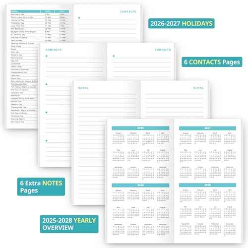 Pocket Calendar 2026-2027 for Purse, Two Year Monthly Planner Pocket Size, Jan 2026 to Dec 2027 Monthly Planner Small Size (6.5" x 3.5") - Black