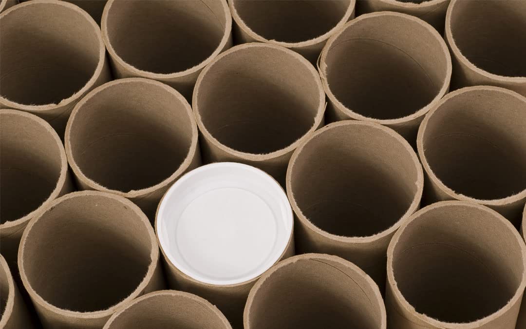 MagicWater Supply Mailing Tube - 3 in x 36 in - Kraft - 6 Pack - for Shipping and Storage of Posters, Arts, Crafts, and Documents