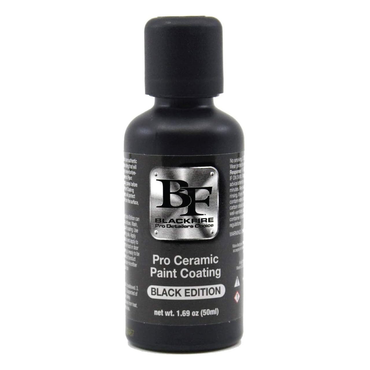 Blackfire Pro Ceramic Paint Coating Black Edition | 9H Formula for Maximum Durability | 5 Years Protection, Water Sheeting & Brilliant Shine | Safe on Vinyl Wraps & PPFs | BF-190 | 50 ml