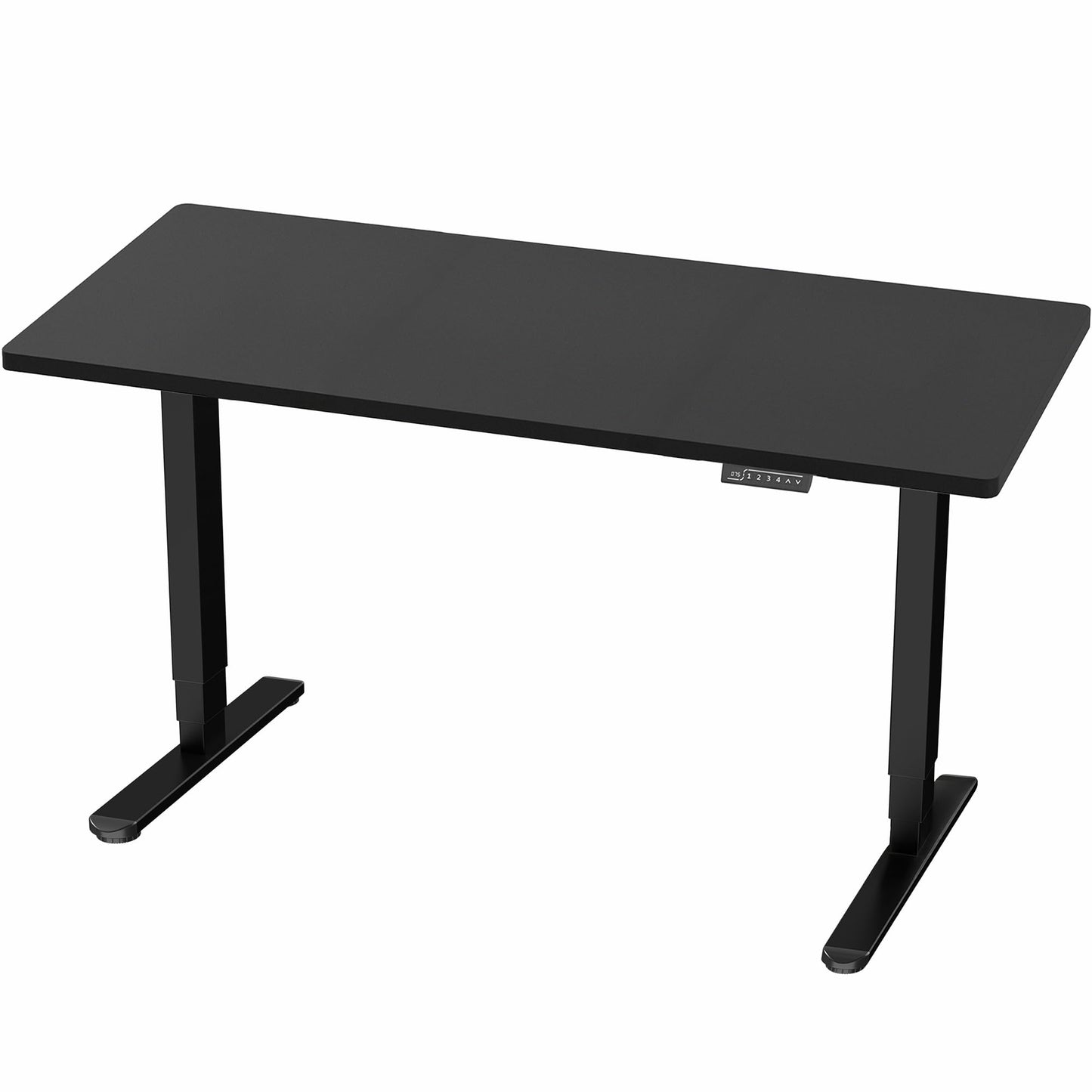 VIVO Electric 60 x 24 in Dual Motor Sit Stand Desk, Memory Height Adjustment, 2B Series, Black Top Black Frame, DESK-KIT-2B6B