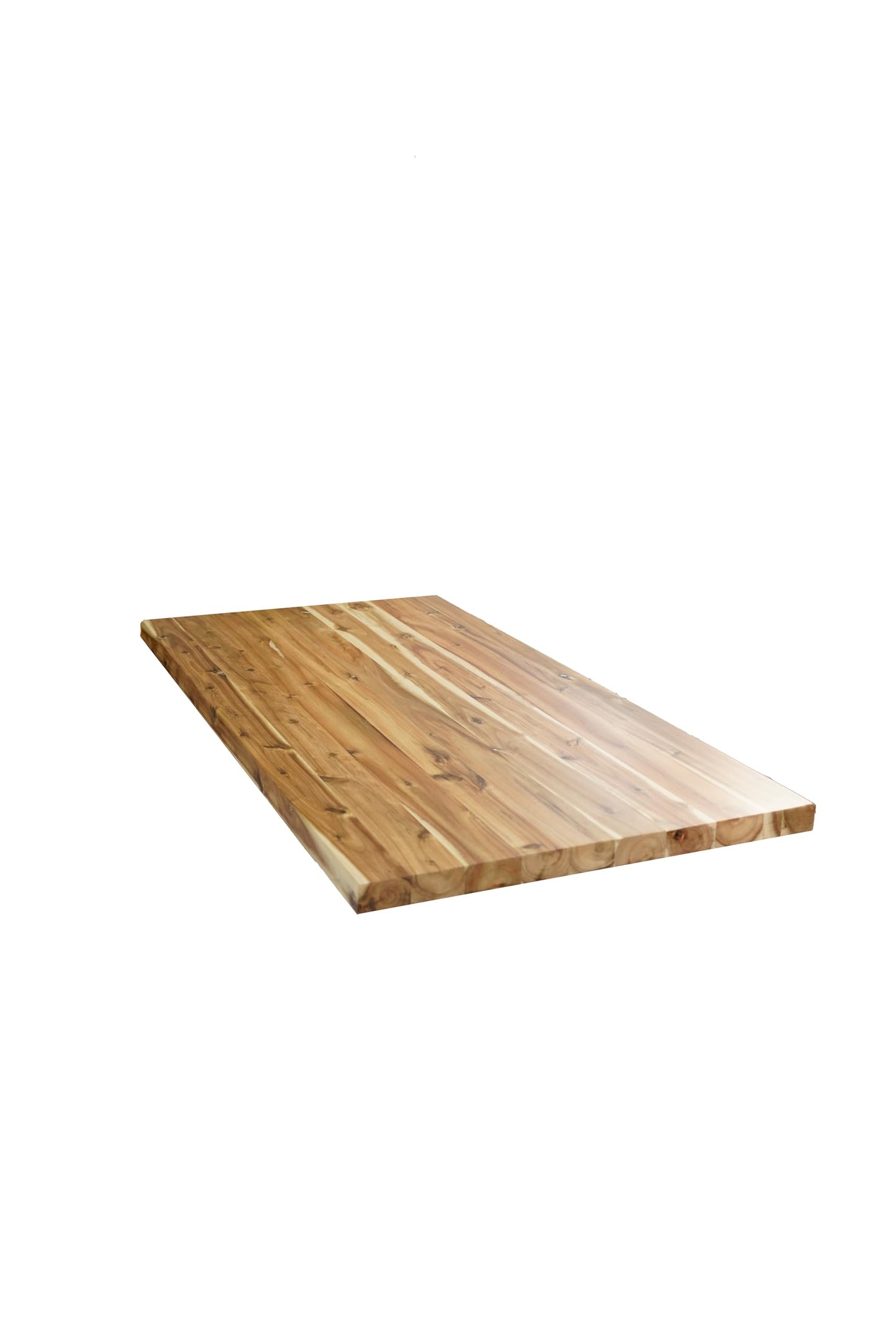 BingLTD - 48" L x 24" Rectangular Acacia Butcher Block Standard Countertop with Edge Grain (CT4824-AC-CC)
