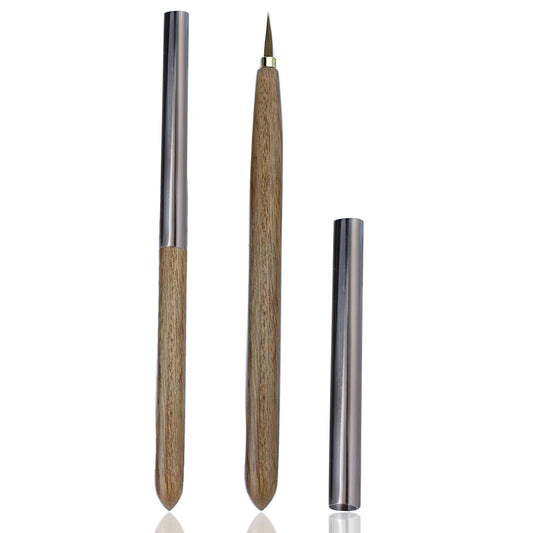 DANNEASY 1pc Kolinsky Nail Art Brushes Painting, Nail Design Brushes Drawing Nail Brush Acrylic 3d Paint Brush for Nails Manicure Brush Nail Tool