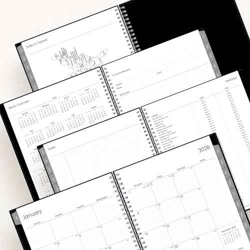 Blue Sky 2026 Weekly and Monthly Planner Calendar, January 2026 - December 2026, 8¡± x 10.875¡±, Flexible Cover, Laminated Tabs, Durable Twin Wire Binding, Dainian