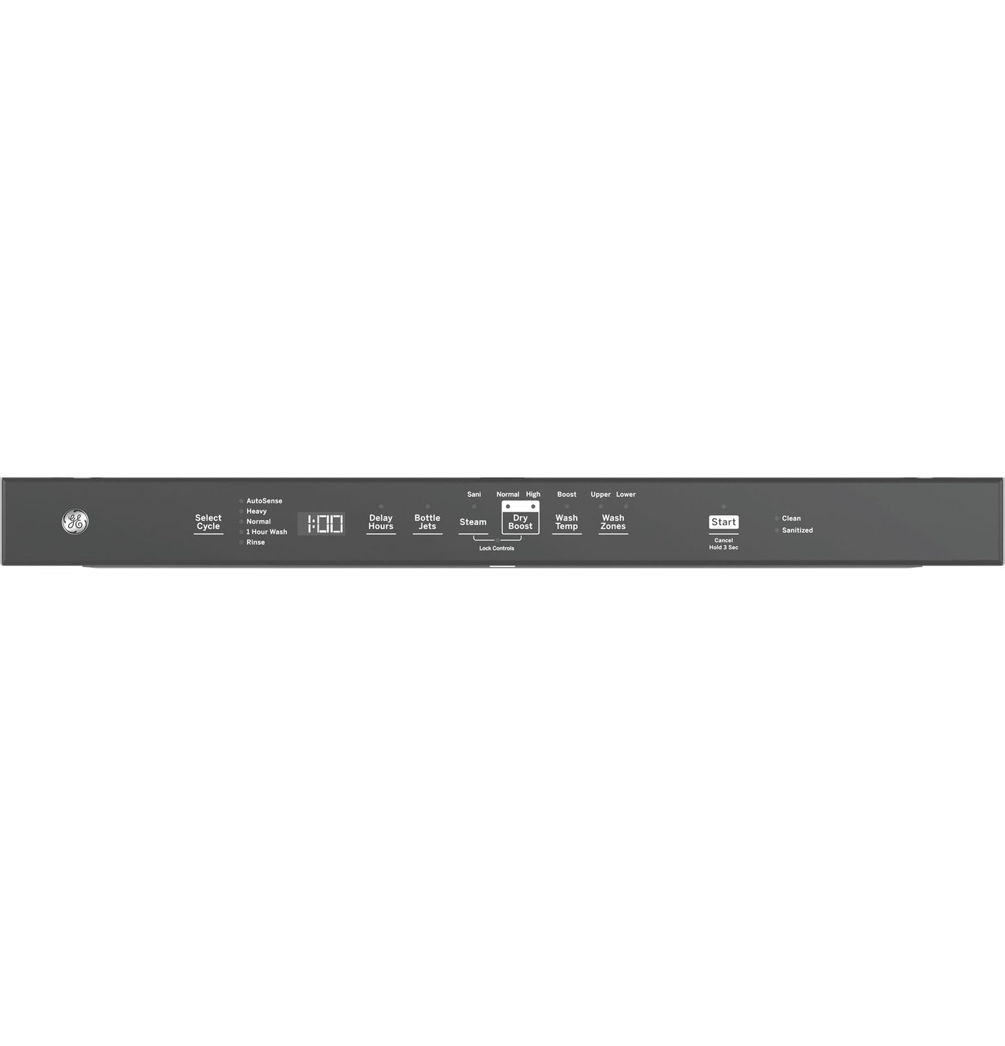 GE Appliances GDP670SYVFS Built-In Dishwasher, Stainless Steel, Quiet 45 dBATop Control, 3rd Rack