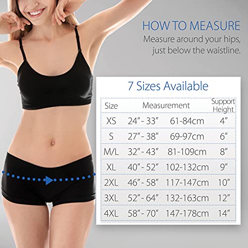 Core Products Corfit LS Lumbar Support Adjustable Back Brace for Pain Relief, Men/Women - White, XSmall