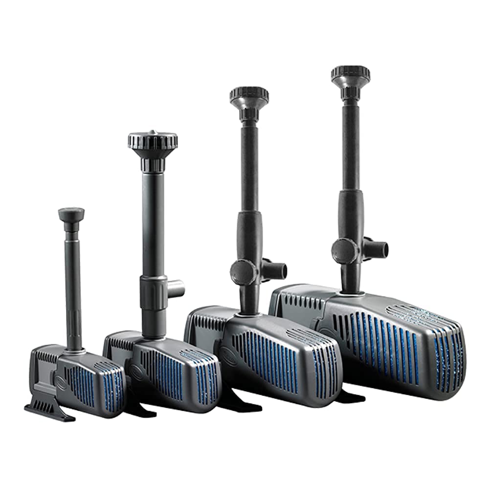 Sicce SyncraPond 3.5-687 GPH Pump - Koi Friendly, Self-Cleaning Impeller, Hose Fittings Included