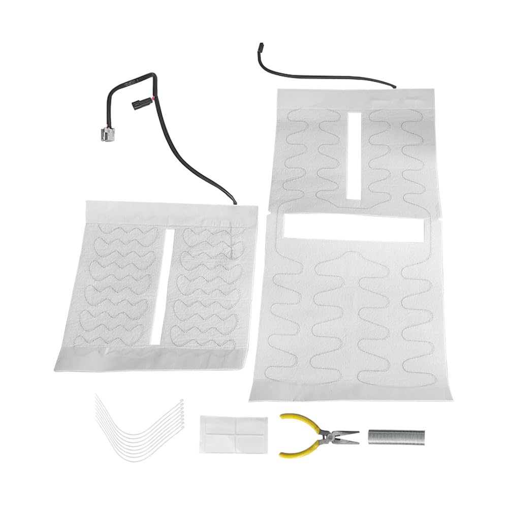 Zieichy Seat Heater Pad, 2Pcs Seat Heat Pad Compatible with 2003-2007 Chevy GMC Pickup Truck SUV,15193975,641106,641105,88940288,88940289
