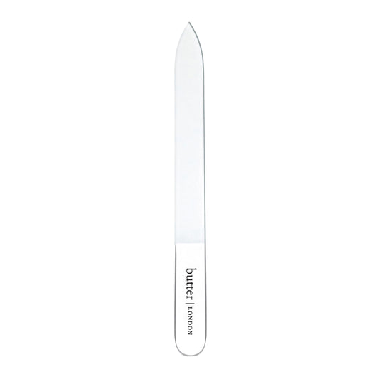 butter London Glass Nail File, Signature Glass Collection - Professional Nail Filers for Natural Nails - Salon Quality Manicure Pedicure Tool & Products for Fingernails & Toenails