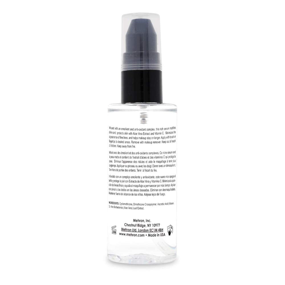 Mehron Makeup Velvet Finish Smoothing Primer | Professional Pre-Foundation Skin Primer | Primer Face Makeup 1 fl oz (30 ml)