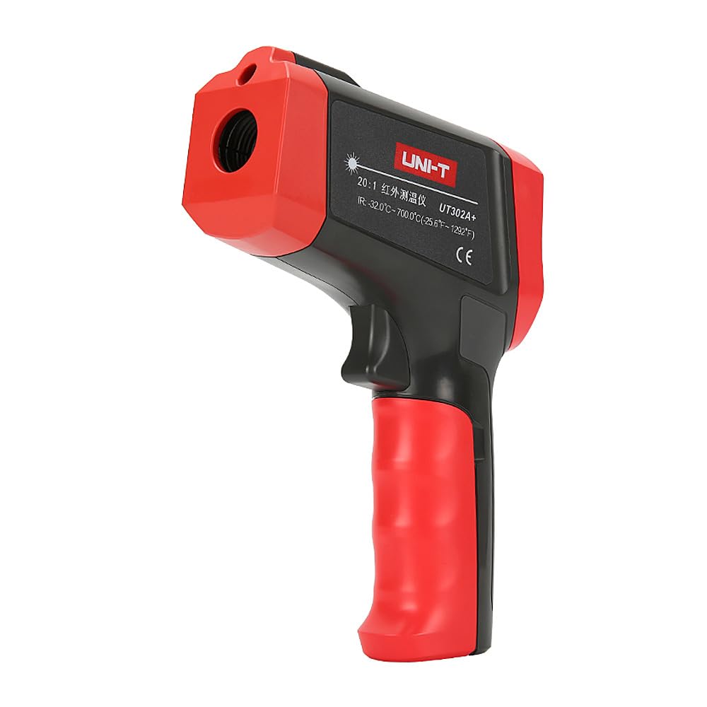 UNI-T UT302A+ Digital Industrial Infrared Thermometer, -32℃~700℃ (-25.6℉~ 1292℉) Non-Contact Industrial Infrared Thermometer for Industrial,Kitchen Cooking, Not for Human
