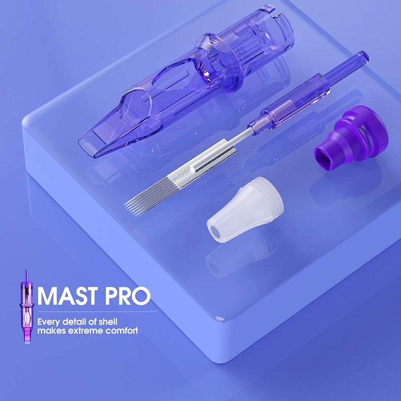 Mast Pro Tattoo Cartridges 20Pcs Disposable Needles Curved Magnum 1013RM