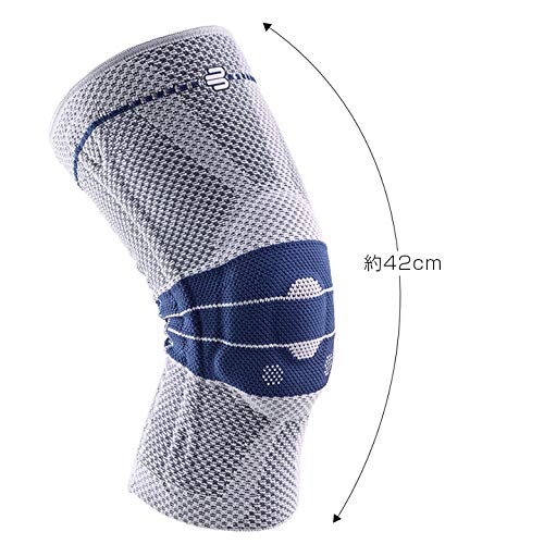 Bauerfeind - GenuTrain P3 - Patella Knee Support - For Misalignment of the Kneecap - Right Knee - Size 4 - Color Titanium