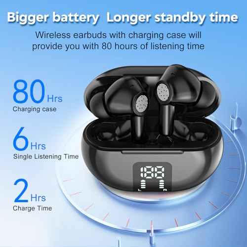 Translation Earbuds,Offline Translation Noise Cancelling Wireless Earbuds,Real Time 144 Translation Languages Bluetooth Headphones,Fast Reaction Translation Device (Black)