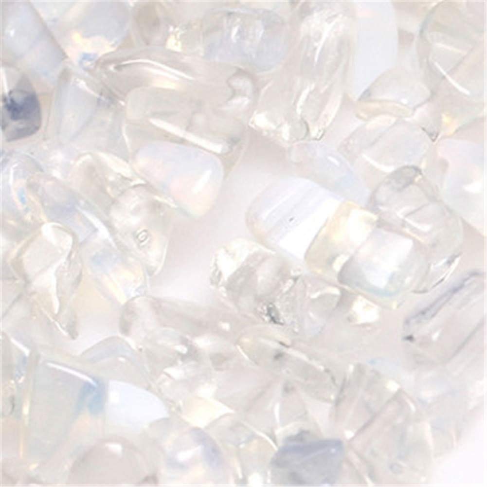 HAAMIIQII 5-8mm Opalite Chips Beads Irregular Chip Stones Loose Gemstone Beads Energy Healing Beads for Jewelry Making Strand 30 Inch